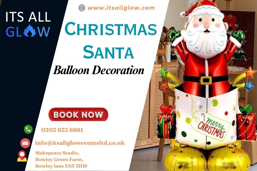 Christmas Santa Balloon Decoration